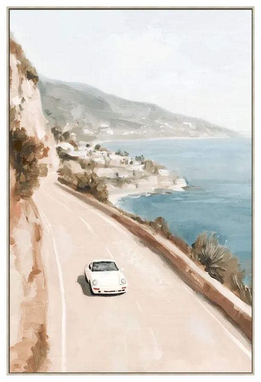 French Riveria Framed Artwork 120cm