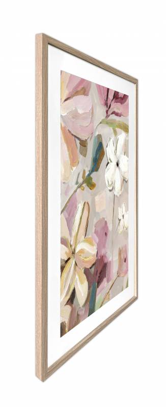 Mimi Floral Artwork Framed W Glass Front 80x120cm - Image 3