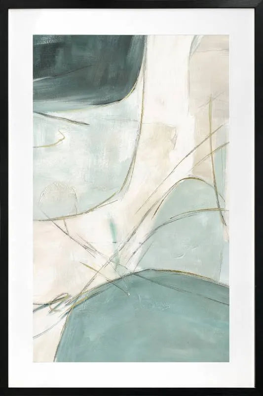 Billow Artwork Framed W Glass Front 80x120cm