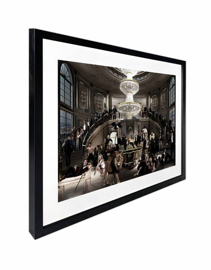Welcome To The Party Artwork Framed W Glass Front 80x60cm - Image 3