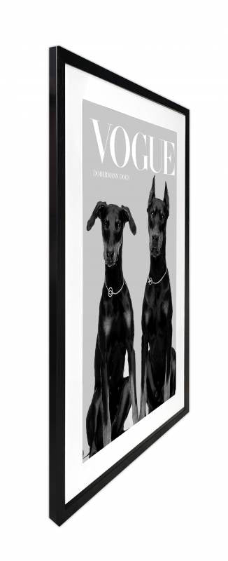 Luxury Dog Artwork Framed W Glass Front 80x120cm - Image 3