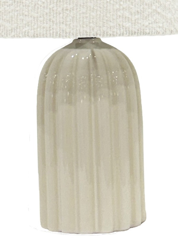 Elan Table Lamp Boucle Shade 37cm - Image 5