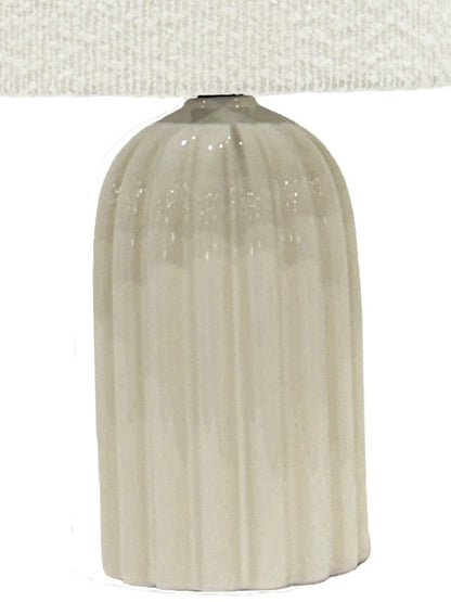 Elan Table Lamp Boucle Shade 37cm - Image 5