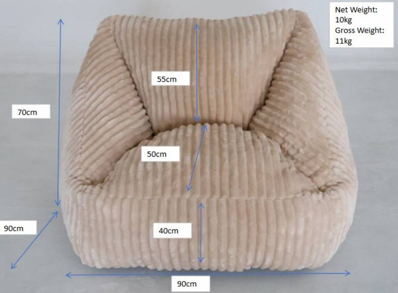 Hazel Lounge Chair 100x60cm - Image 4