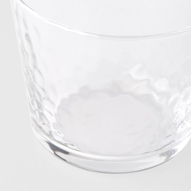 Glass Mini Tumbler Dimpled 220ml - Image 3