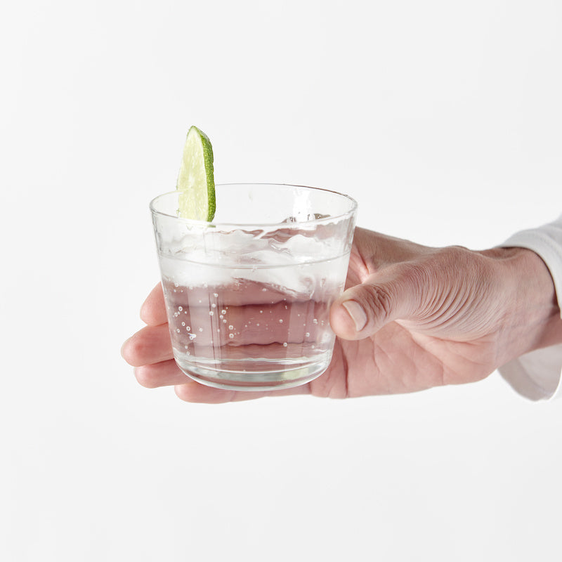 Glass Mini Tumbler Dimpled 220ml - Image 4