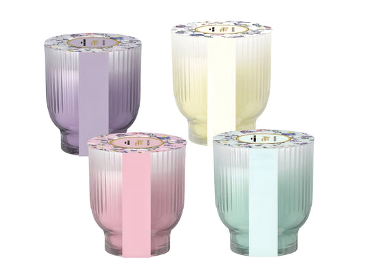 bulk 12 Jardin Floral Scented Candle 270g 4 Assort
