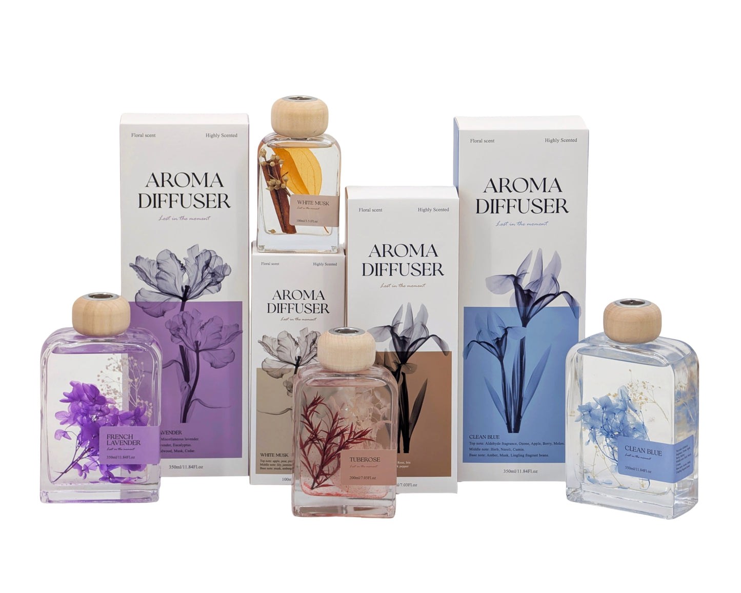 bulk 12 Everfloral Fragrance Diffuser 200ml 4 Asst