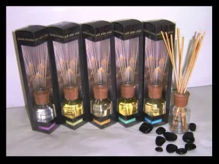 bulk 24 100ml Fragrant Oil Diffuser 10 Rattan Sticks Assortedfragrance