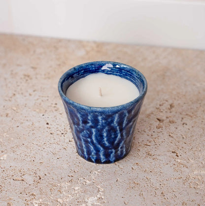 Candle Herbal Mint Blue Ceramic 180g