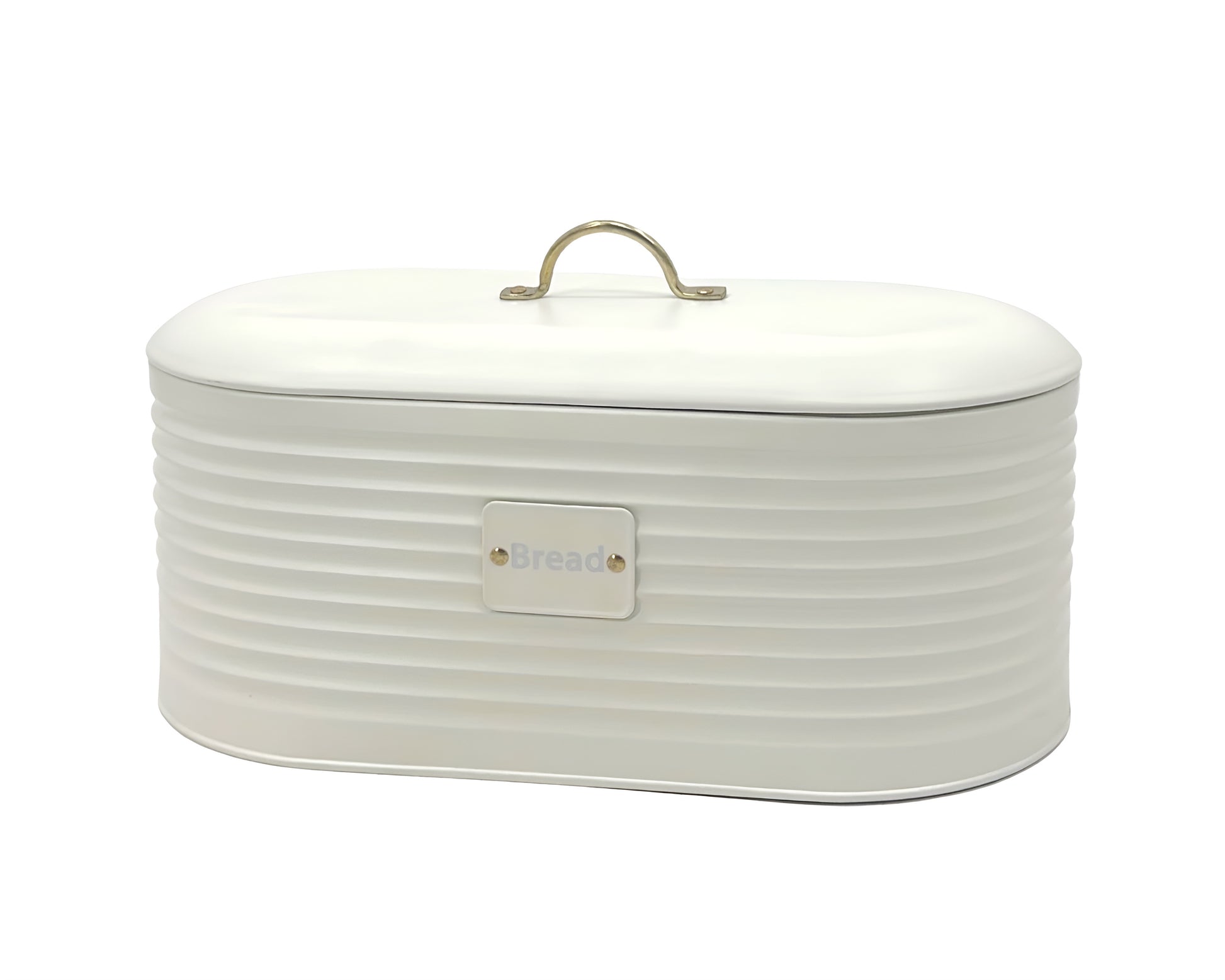 Corrugated Metal Bread Storage Bucket Oval 34x18cm