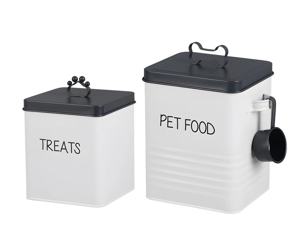 Set 2 Pet Food n Treat Storage Container 27cm