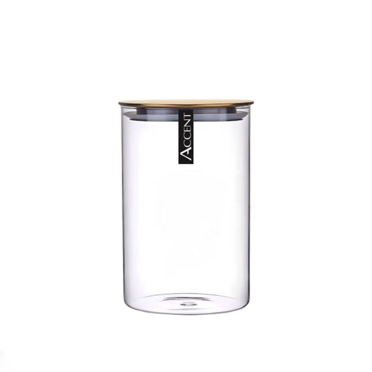 bulk 24 Glass Jar w Gold Metal Lid 10x15cm