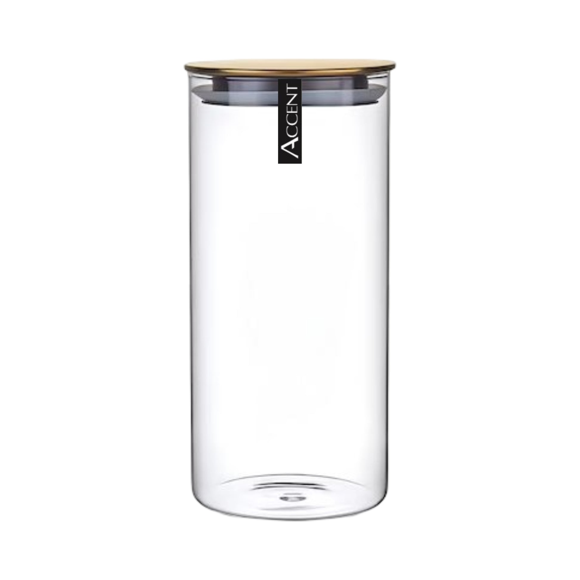 bulk 12 Glass Jar w Gold Metal Lid 10x25cm