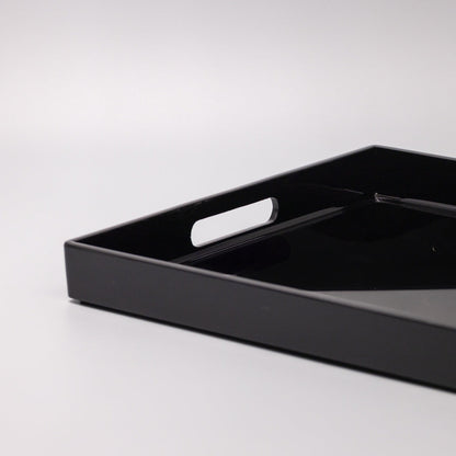 Tray Rectangular 42cm Black Lacquerware - Image 3