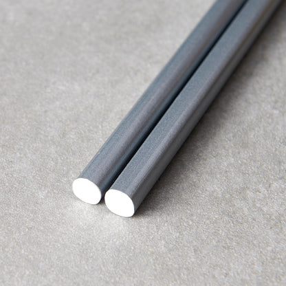 Chopsticks Lacquered Silver & White - Image 2