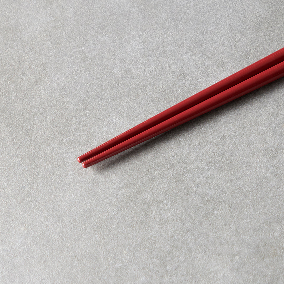 Chopsticks Lacquered Red & White - Image 4
