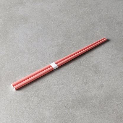 Chopsticks Lacquered Pink & White - Image 2
