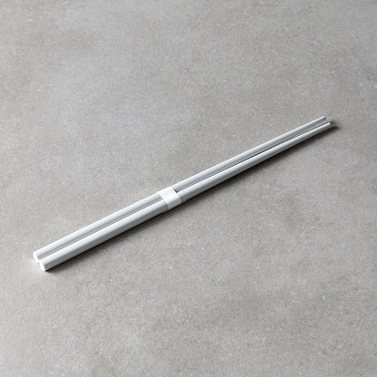 Chopsticks Lacquered Grey & White - Image 3