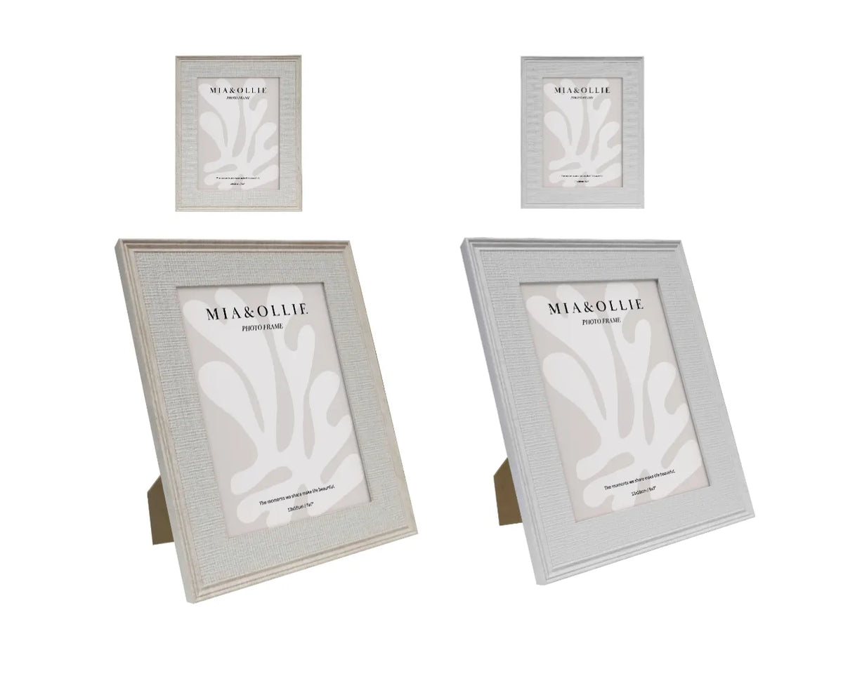 Set 2 Photo Frame Bella '5x7in" Assort 18cm
