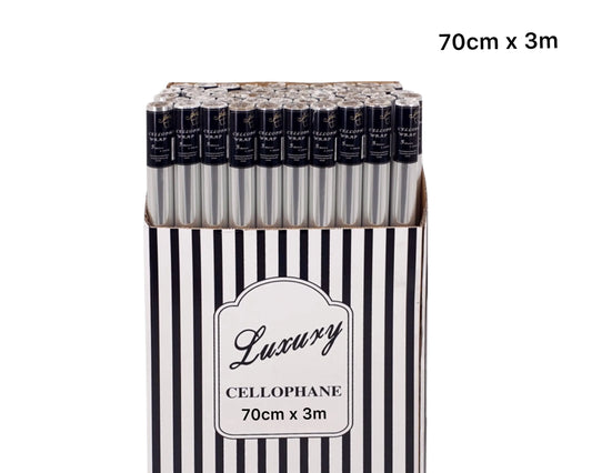 bulk 50 Cellophane 70cmx3m on 38mm Core