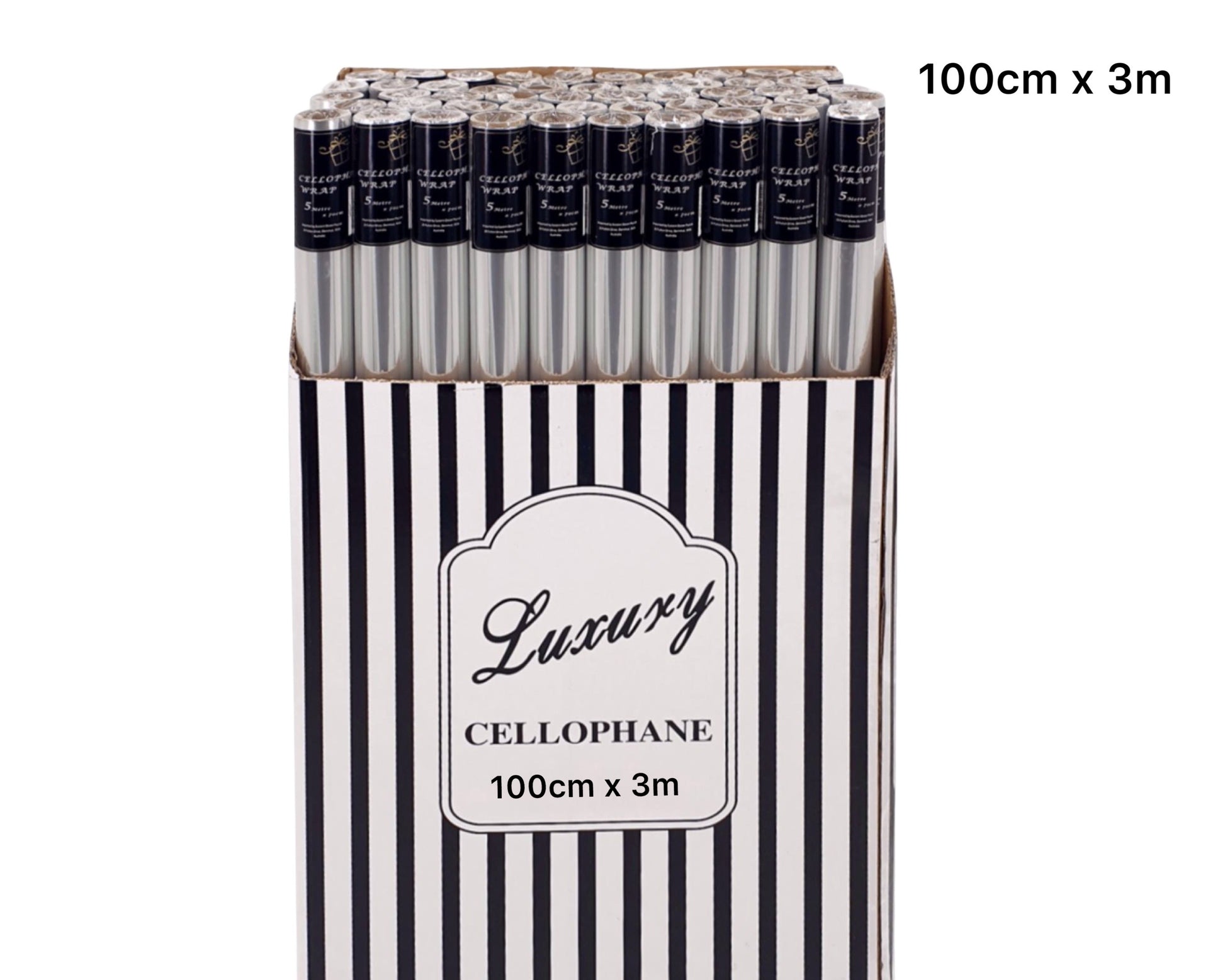 bulk 50 Cellophane 100cmx3m on 38mm Core