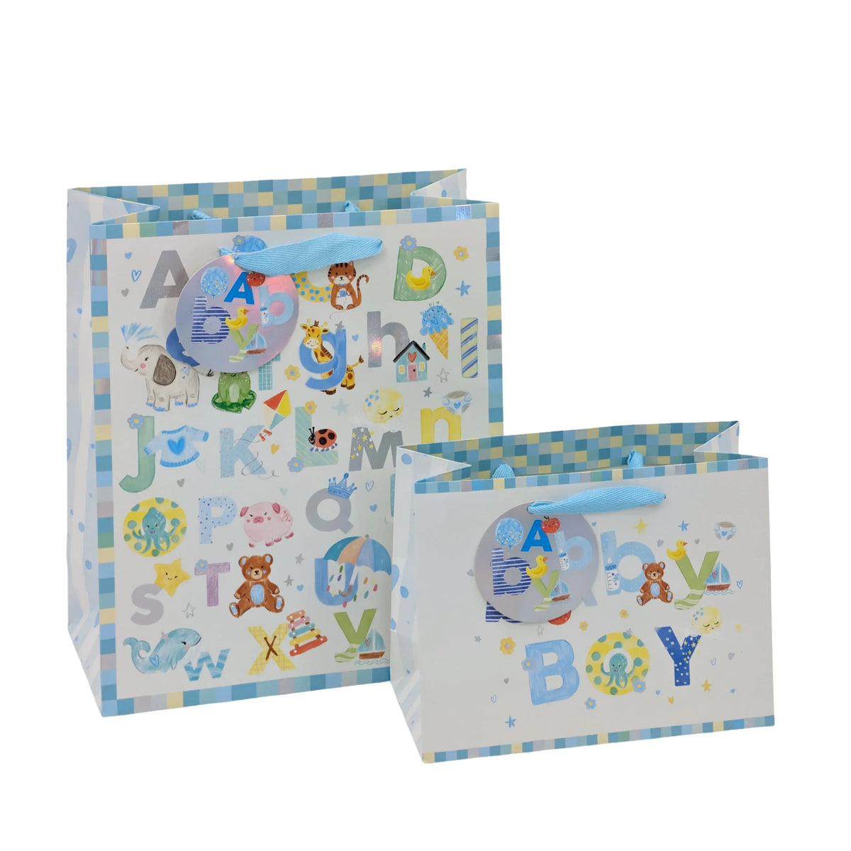 bulk 24 Medium Baby Boy Gift Bag