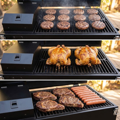 ASMOKE AS350 Portable Smart Wood Pellet Grill (Cyder Black) + 2 x 20LB Assorted Flavors Wood Pellets Bundle (Oak/Cherry/Apple) - Image 4