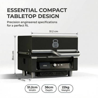 ASMOKE Essential Portable Wood Pellet Grill & 47L Mini Fridge Bundle + 5lb Apple Wood Pellets - Image 2