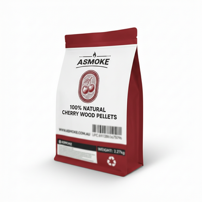 ASMOKE 100% Natural Cherry Wood BBQ Pellets (2.27kg) - Premium Fruit Hardwood for Smoker Grills & Cold Smoking - Image 8
