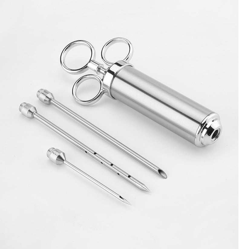 ASMOKE Stainless Steel Meat Injector Syringe Kit - Image 2