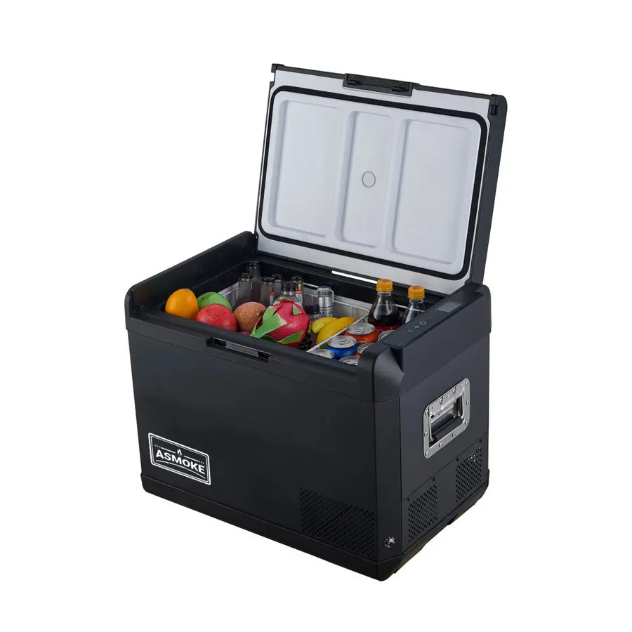 ASMOKE Premium Mini Fridge | 37L Compact Refrigerator with Roll-Bond Evaporator & Internal Light for Camping, RV & BBQ - Image 6