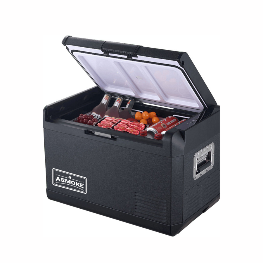 ASMOKE Premium Mini Fridge | 37L Compact Refrigerator with Roll-Bond Evaporator & Internal Light for Camping, RV & BBQ - Image 7