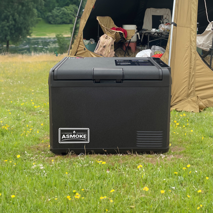ASMOKE Premium Mini Fridge | 37L Compact Refrigerator with Roll-Bond Evaporator & Internal Light for Camping, RV & BBQ - Image 9