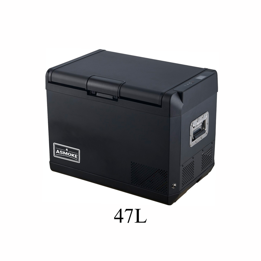 ASMOKE Premium Mini Fridge | 47L Compact Refrigerator with Roll-Bond Evaporator & Internal Light for Camping, RV & BBQ - Image 2