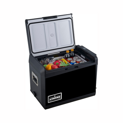 ASMOKE Premium Mini Fridge | 47L Compact Refrigerator with Roll-Bond Evaporator & Internal Light for Camping, RV & BBQ - Image 5