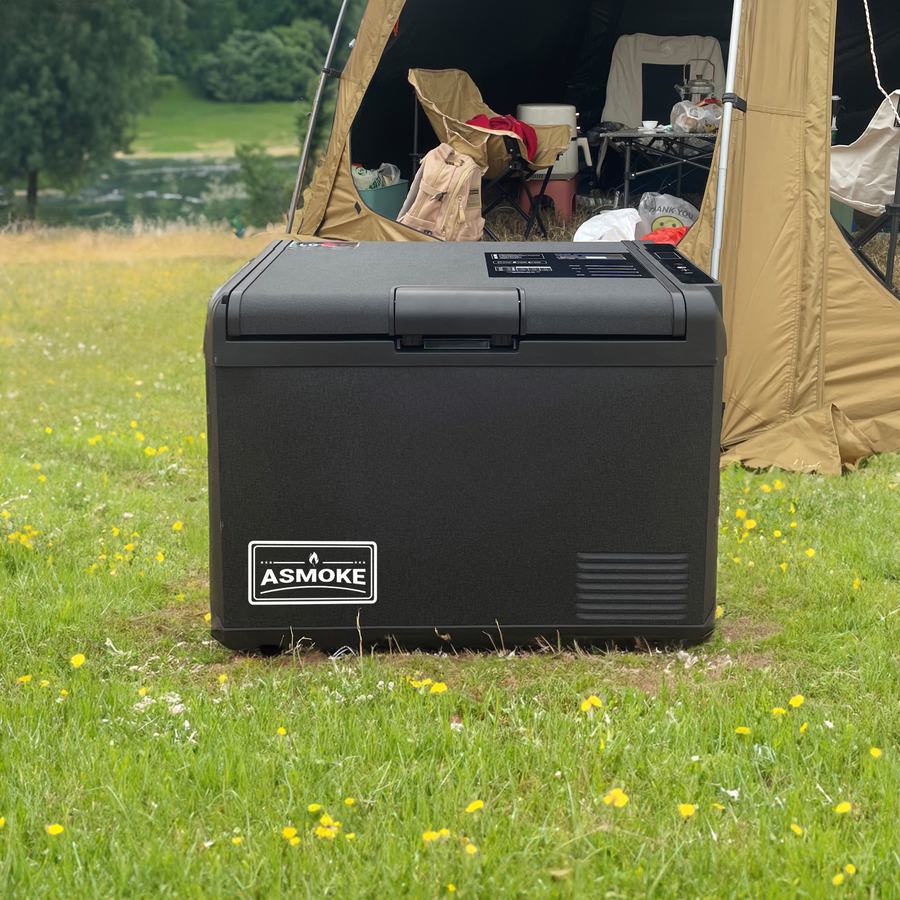 ASMOKE Premium Mini Fridge | 47L Compact Refrigerator with Roll-Bond Evaporator & Internal Light for Camping, RV & BBQ - Image 8