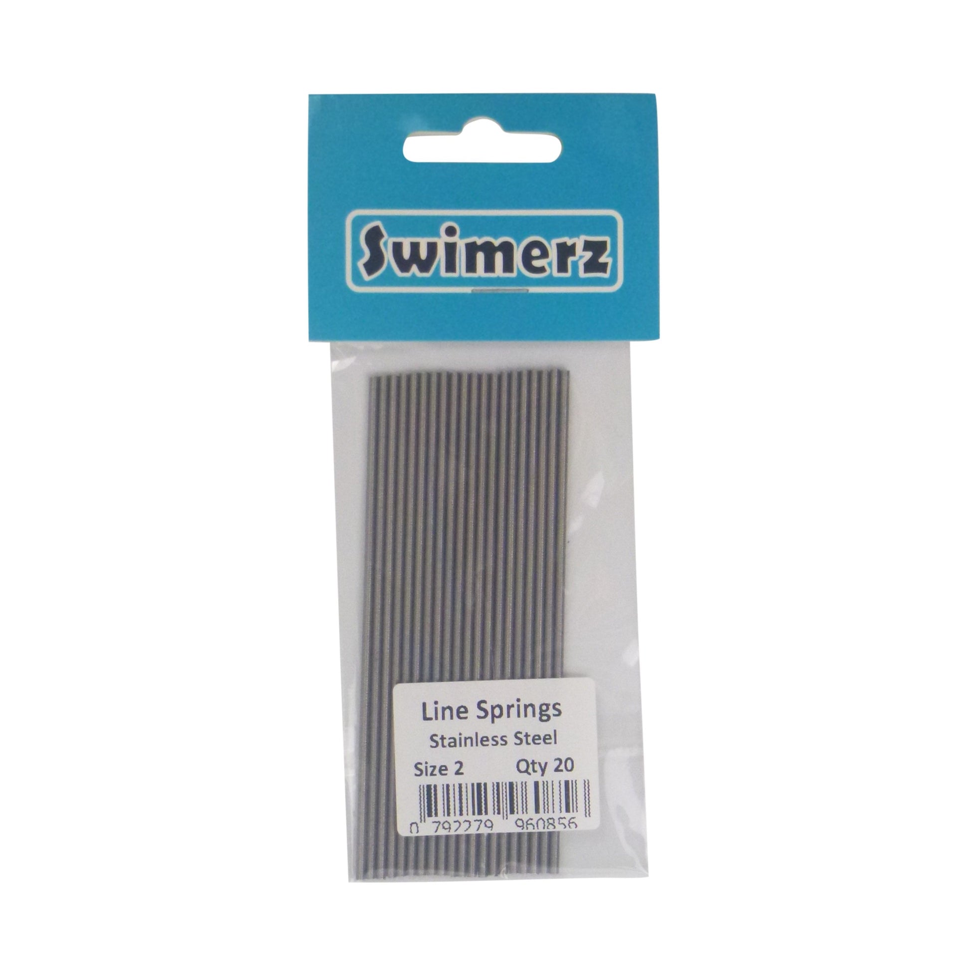Swimerz Stainless Steel Fishing Line Springs, Size 2, 10cmL, 1.4mmID, 2.0mmOD - Image 2