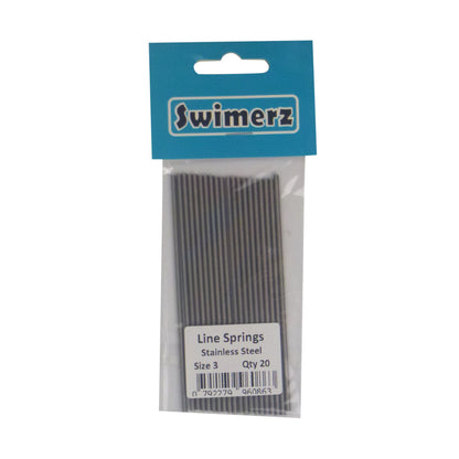 Swimerz Stainless Steel Fishing Line Springs, Size 3, 10cmL, 1.6mmID, 2.2mmOD - Image 2