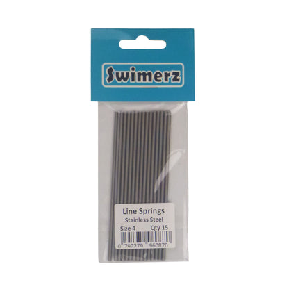 Swimerz Stainless Steel Fishing Line Springs, Size 4, 10cmL, 1.9mmID, 2.5mmOD - Image 2