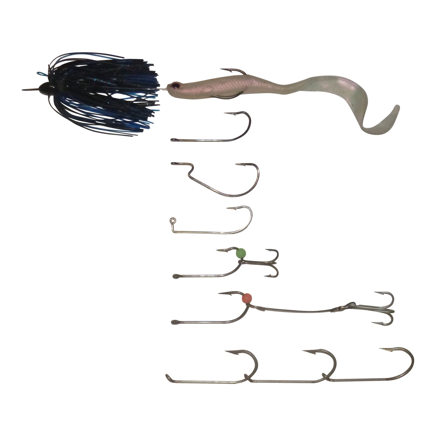 Vike 1/2 oz Skirted Microjig in Green Pumpkin - Image 2