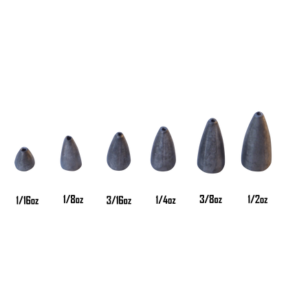 Swimerz 3/8 oz Lead Bullet Sinker - Qty 10 Pack - Image 2
