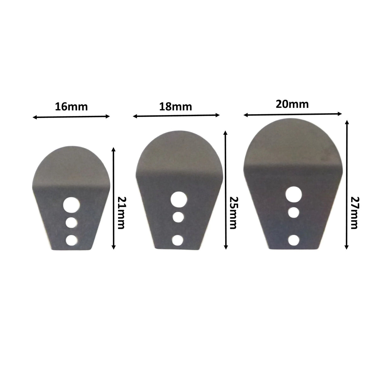 Artizan Swim Jig Blade,  25mm x 18mm, Medium, 10 pack - Image 2