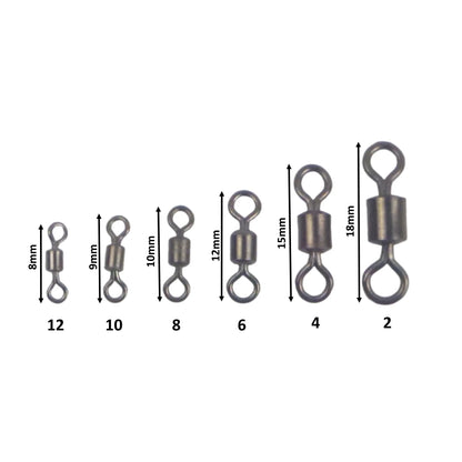 Swimerz Rolling Swivels, Size 8, 40 pack - Image 2