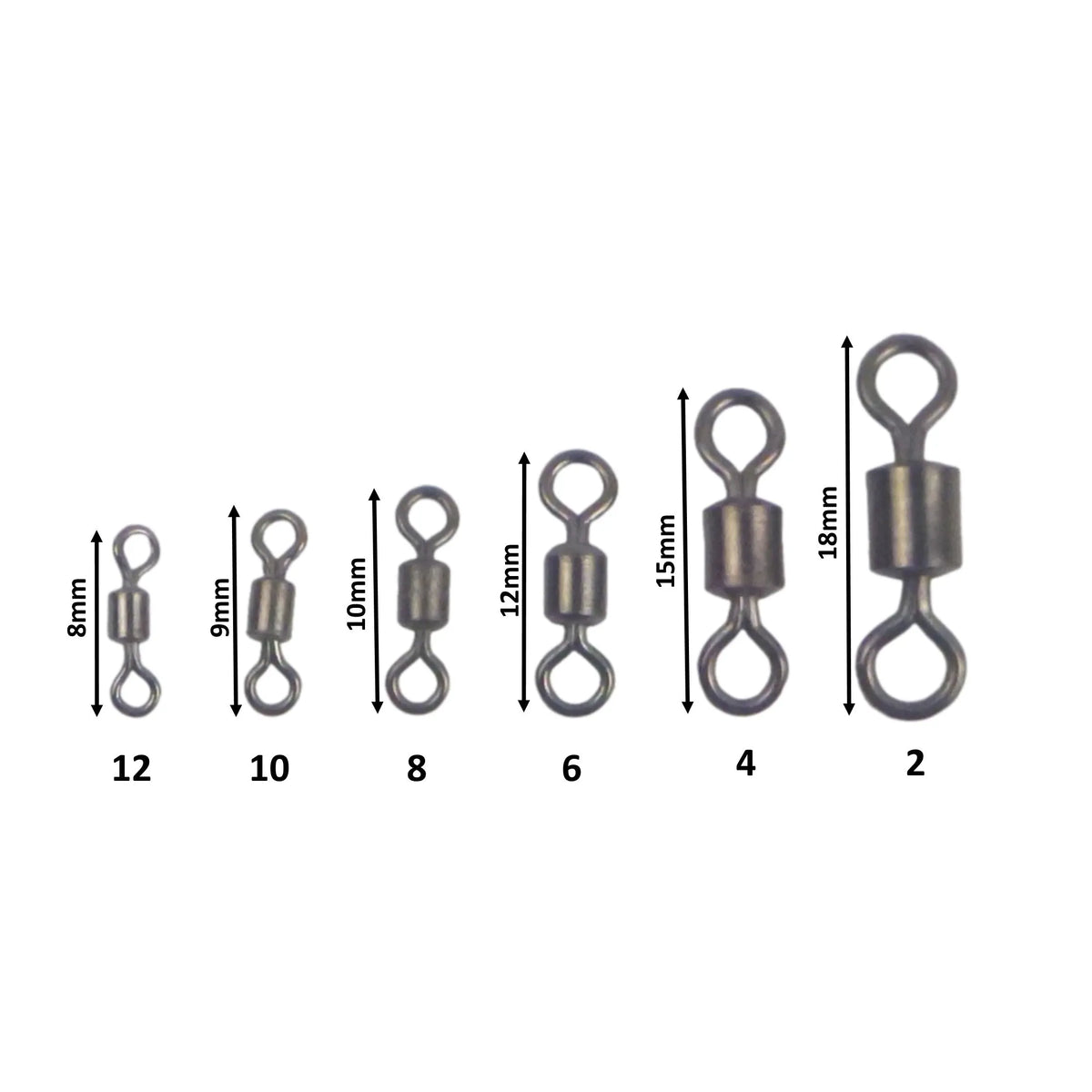 Swimerz Rolling Swivels, Size 10, 50 pack - Image 2