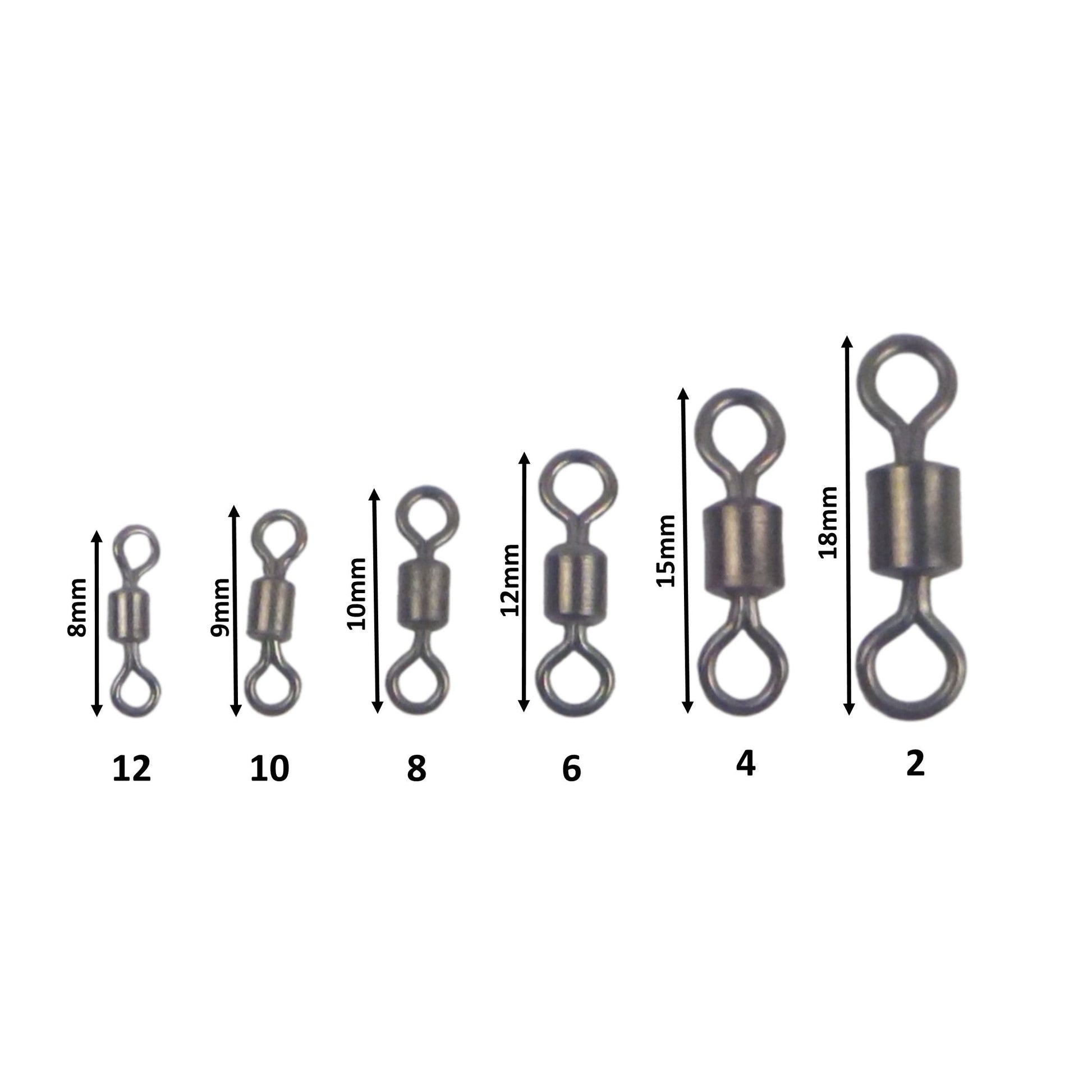 Swimerz Rolling Swivels, Size 12, 50 pack - Image 2