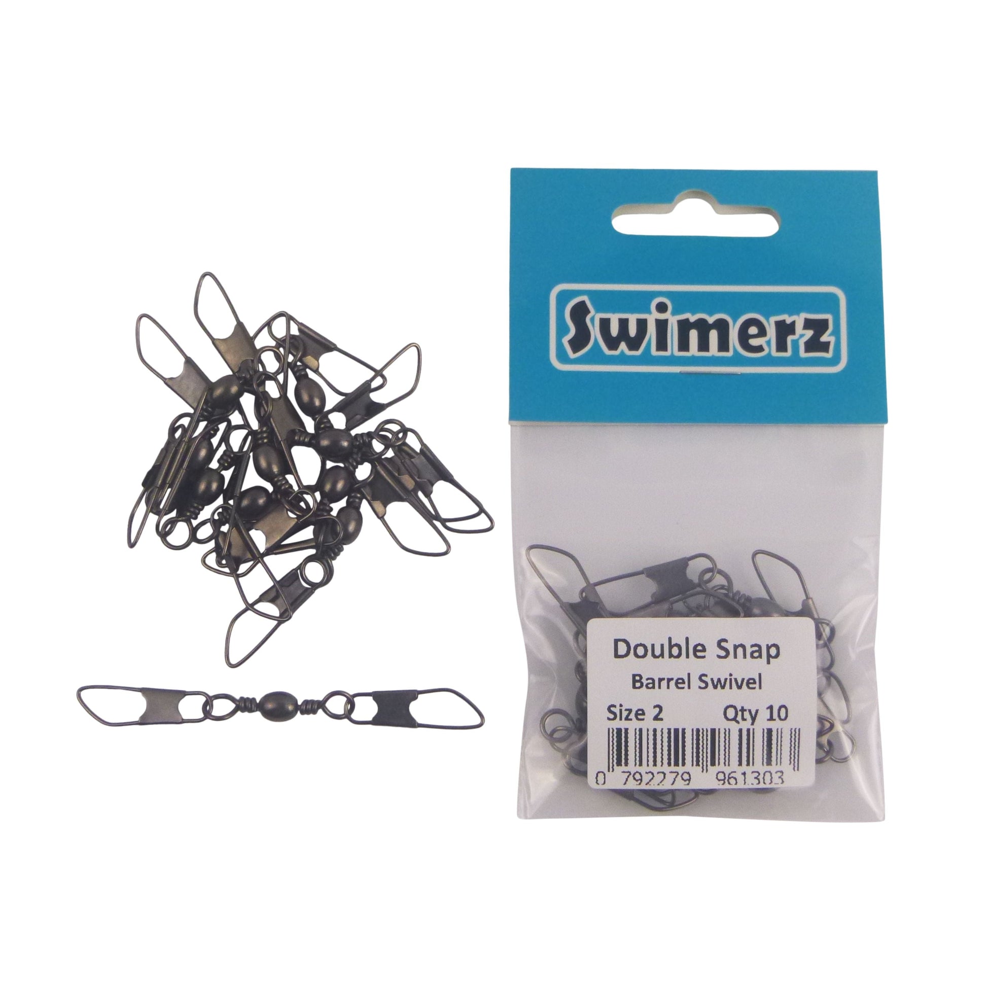 Swimerz Double Snap Barrel Swivels, Size 2, 10 pack - Image 4