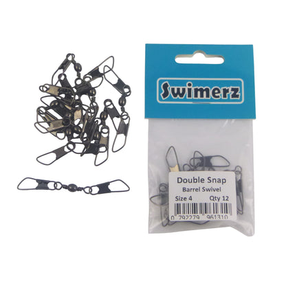 Swimerz Double Snap Barrel Swivels, Size 4, 12 pack - Image 4