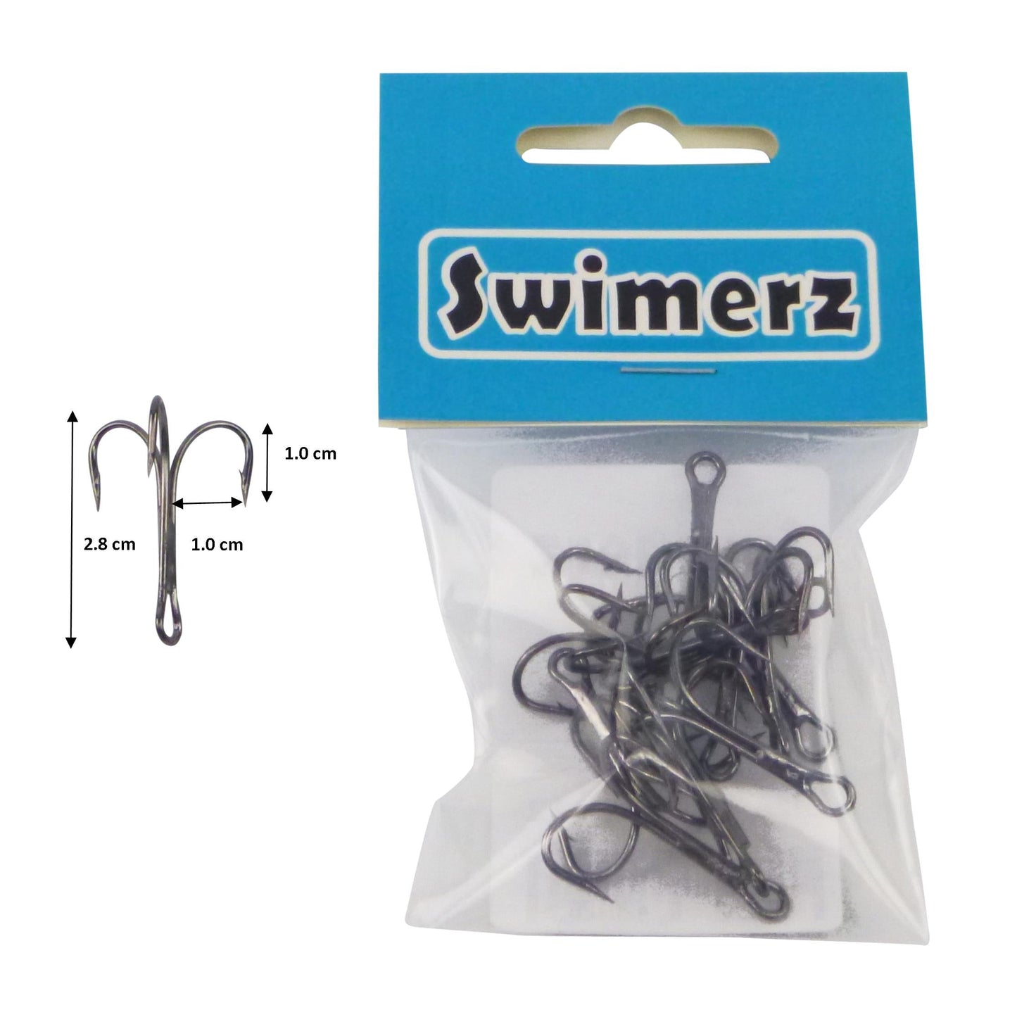 Swimerz Striker Trebles Size 2, 12 pack - Image 2