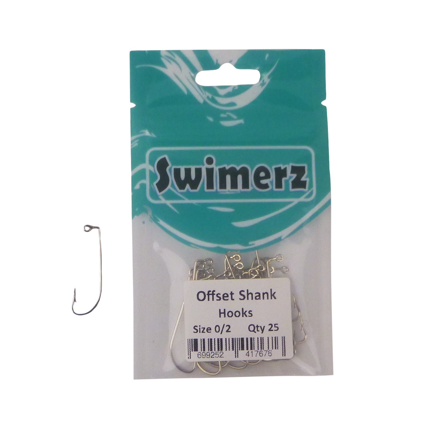 Swimerz 0/2 Offset Shank Jig Hook 25 Pack - Image 2